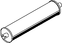 Silenciador central/posterior DINEX 50320