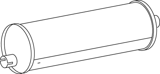 Silenciador central/posterior DINEX 50355