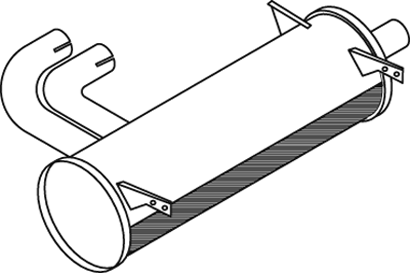 Silenciador central/posterior DINEX 50358
