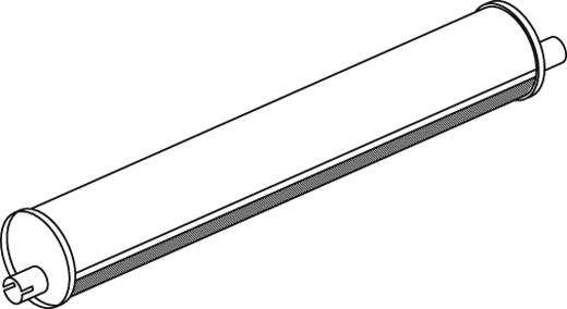 silenciador del medio Mercedes-Benz T2/L Van · Mercedes-Benz T2/L Platform/Chassis