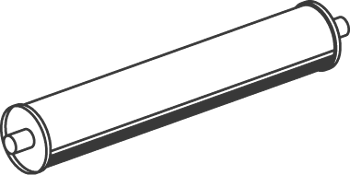 Silenciador central/posterior DINEX 50360