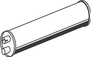 Silenciador central/posterior DINEX 50363