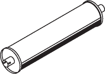 Silenciador central/posterior DINEX 50376