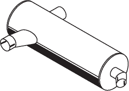 Silenciador central/posterior DINEX 50386