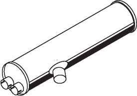 Silenciador central/posterior DINEX 50397