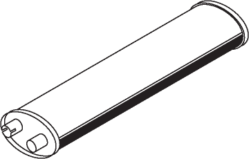 Silenciador central/posterior DINEX 50413