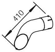 Tubo de escape DINEX 50512