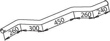 Tubo de escape DINEX 50679