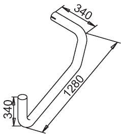 Tubo de escape DINEX 50691