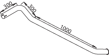 Tubo de escape DINEX 50715