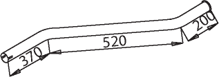 Tubo de escape DINEX 50727