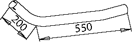 Tubo de escape DINEX 51146