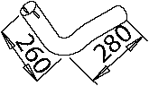 Tubo de escape DINEX 51157