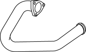 Tubo de escape DINEX 51164
