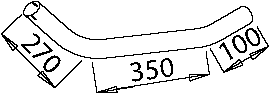 Tubo de escape DINEX 51173