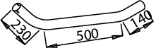 Tubo de escape DINEX 51179