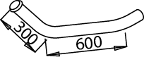 Tubo de escape DINEX 51190