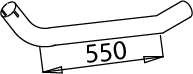 Tubo de escape DINEX 51233