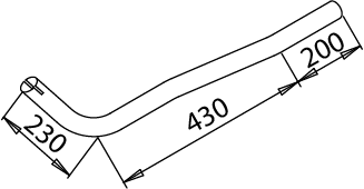 Tubo de escape DINEX 51296
