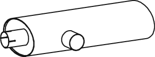 Silenciador central/posterior DINEX 51309