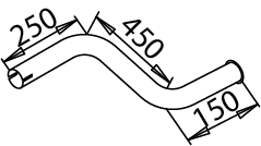 Tubo de escape DINEX 51618