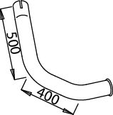 Tubo de escape DINEX 51623
