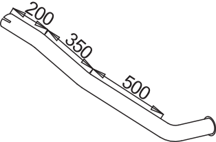 Tubo de escape DINEX 51655