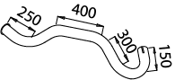 Tubo de escape DINEX 51665