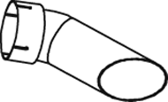 Tubo de escape DINEX 51676