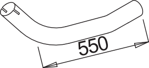 Tubo de escape DINEX 52110