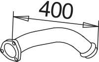 Tubo de escape DINEX 52111