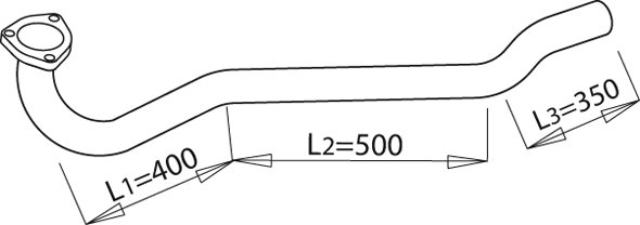 Tubo de escape DINEX 52124