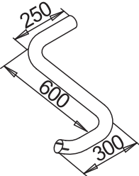 Tubo de escape DINEX 52133
