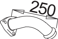 Tubo de escape DINEX 52136