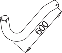 Tubo de escape DINEX 52142