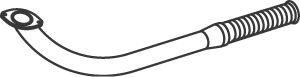 Tubo de escape Mercedes-Benz T2/LN1 Van · Mercedes-Benz T2/LN1 Platform/Chassis