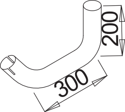 Tubo de escape DINEX 52261