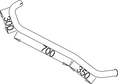 Tubo de escape DINEX 52647