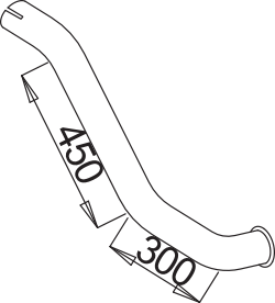 Tubo de escape DINEX 52679