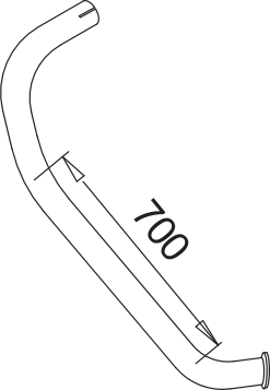Tubo de escape DINEX 52723