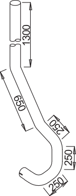 Tubo de escape DINEX 52744