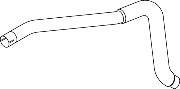 Tubo de escape DINEX 52758