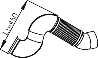Tubo de escape DINEX 53126