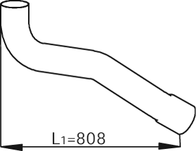 Tubo de escape DINEX 53135