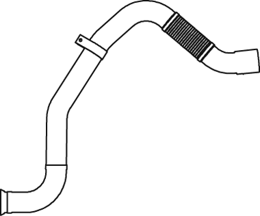 Tubo de escape DINEX 53150