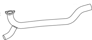 Tubo de escape DINEX 53227