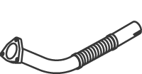 Tubo de escape DINEX 53262