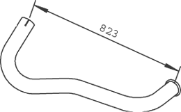 Tubo de escape DINEX 53692