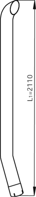 Tubo de escape DINEX 53707