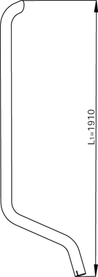 Tubo de escape DINEX 53723